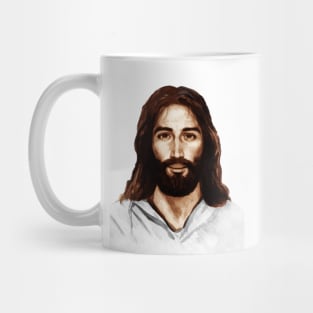 Jesus Christ smiling and looking at you with love Mug